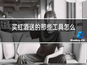 买红酒送的那些工具怎么用