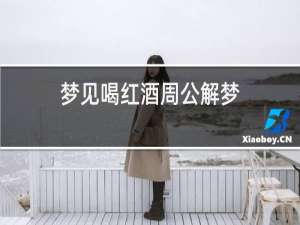 梦见喝红酒周公解梦