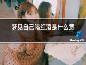梦见自己喝红酒是什么意思