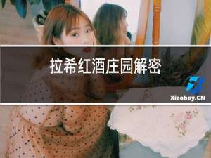 拉希红酒庄园解密