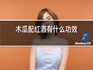 木瓜配红酒有什么功效