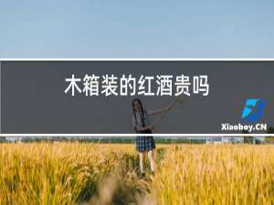 木箱装的红酒贵吗
