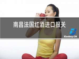 南昌法国红酒进口报关