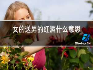 女的送男的红酒什么意思