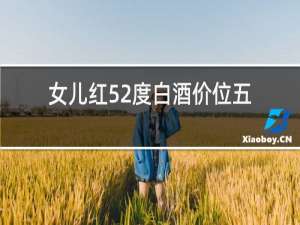 女儿红52度白酒价位五粮液集团酒厂