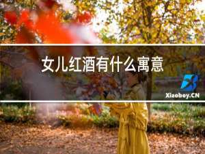 女儿红酒有什么寓意
