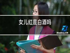 女儿红是白酒吗