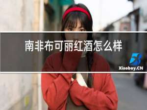 南非布可丽红酒怎么样