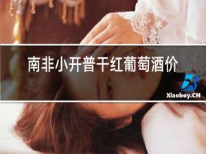 南非小开普干红葡萄酒价格