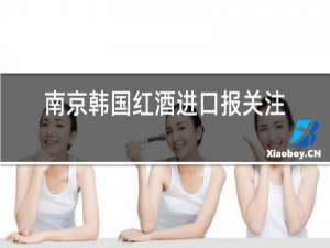 南京韩国红酒进口报关注意事项