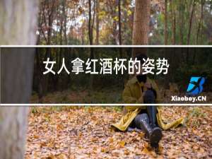 女人拿红酒杯的姿势