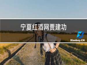 宁夏红酒网贾建功