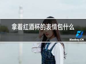 拿着红酒杯的表情包什么意思