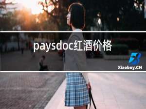 paysdoc红酒价格