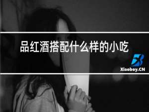 品红酒搭配什么样的小吃
