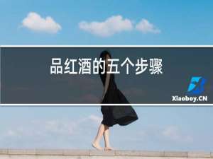 品红酒的五个步骤