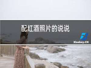 配红酒照片的说说