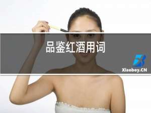品鉴红酒用词
