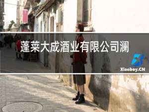 蓬莱大成酒业有限公司澜爵红酒