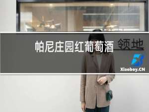 帕尼庄园红葡萄酒