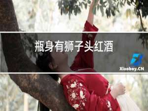 瓶身有狮子头红酒