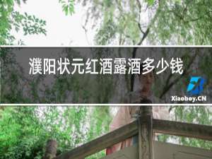 濮阳状元红酒露酒多少钱