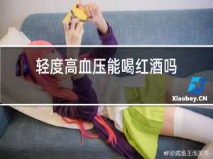 轻度高血压能喝红酒吗