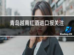 青岛越南红酒进口报关注意事项