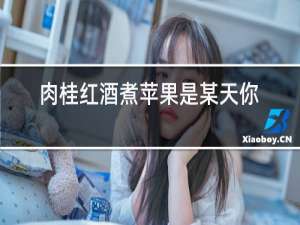 肉桂红酒煮苹果是某天你会想起我