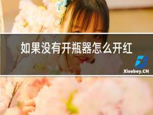 如果没有开瓶器怎么开红酒