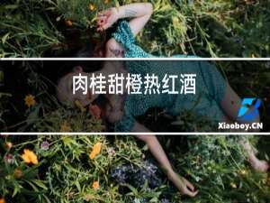 肉桂甜橙热红酒
