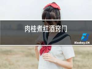 肉桂煮红酒窍门