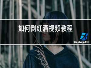 如何倒红酒视频教程