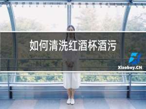 如何清洗红酒杯酒污