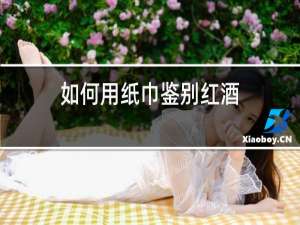 如何用纸巾鉴别红酒