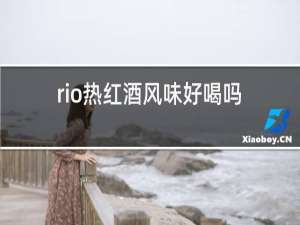 rio热红酒风味好喝吗