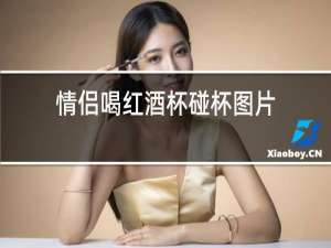 情侣喝红酒杯碰杯图片