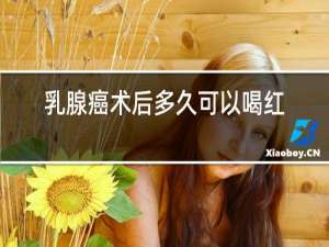 乳腺癌术后多久可以喝红酒