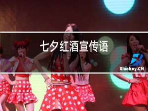 七夕红酒宣传语