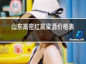 山东高密红高粱酒价格表