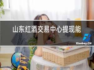 山东红酒交易中心提现能到账吗?