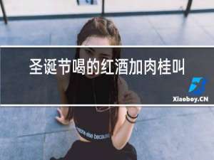 圣诞节喝的红酒加肉桂叫什么