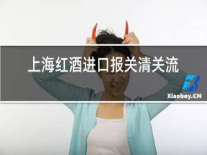 上海红酒进口报关清关流程
