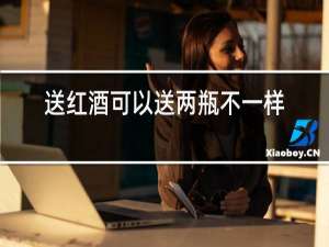 送红酒可以送两瓶不一样的吗