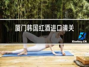 厦门韩国红酒进口清关