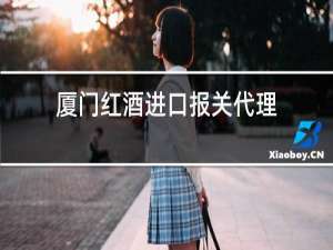 厦门红酒进口报关代理