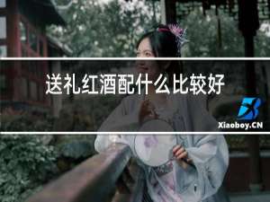 送礼红酒配什么比较好