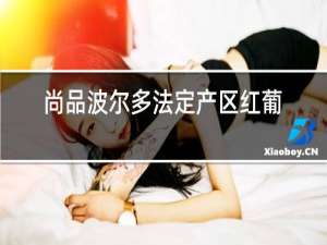 尚品波尔多法定产区红葡萄酒2015