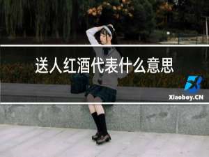 送人红酒代表什么意思
