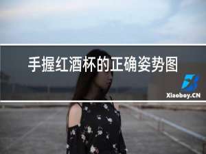 手握红酒杯的正确姿势图片